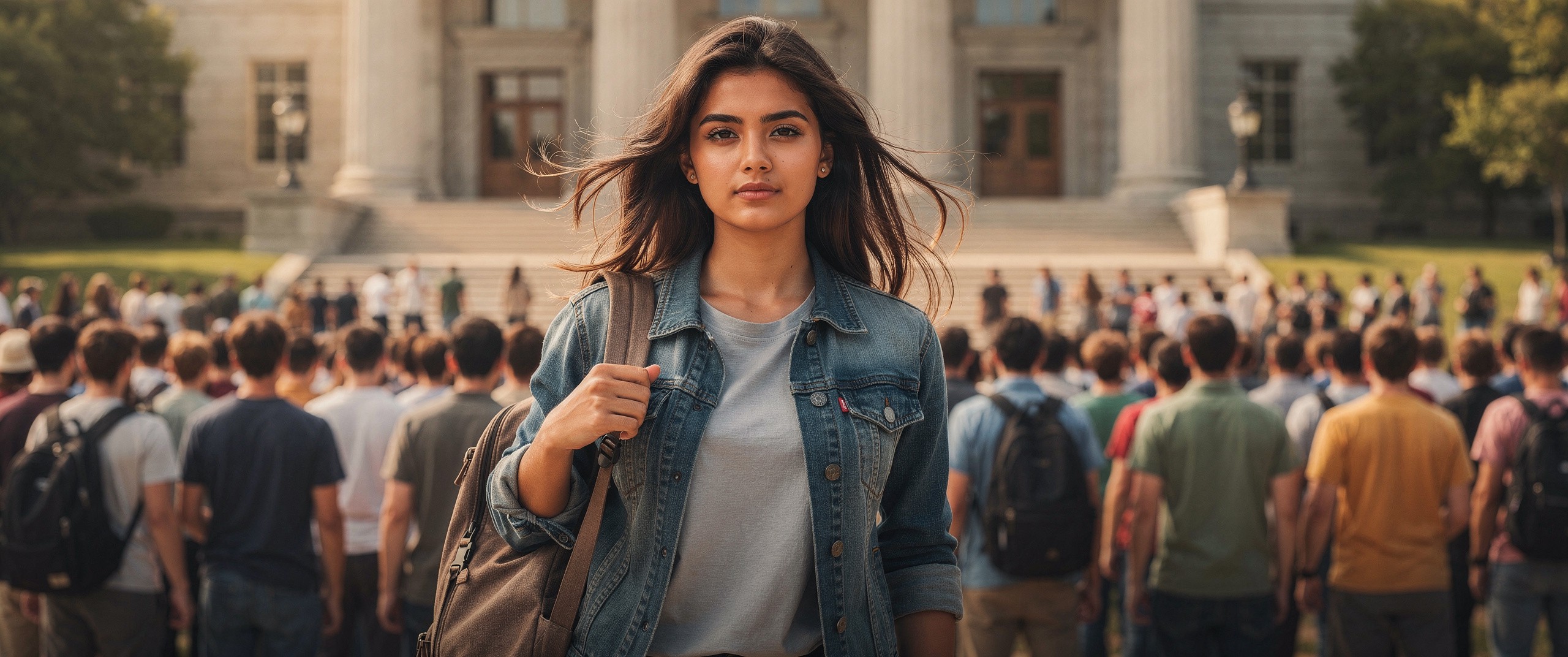 One girl in an all men's university